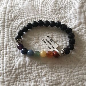 Lava chakras bracelet